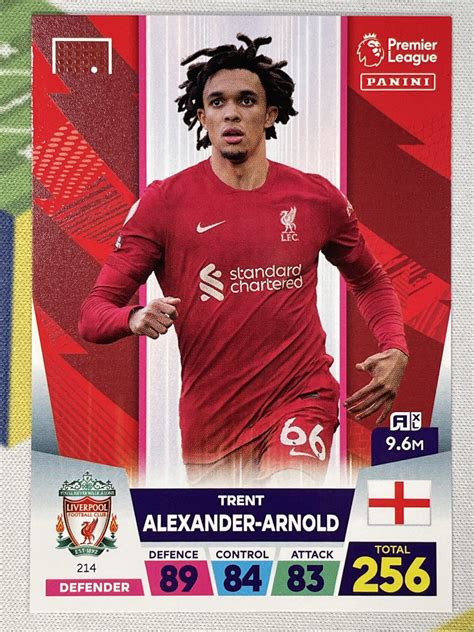 214 Trent Alexander Arnold Liverpool Base Panini Premier League