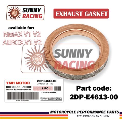 Dp E Genuine Exhaust Gasket Nmax Aerox Shopee Philippines