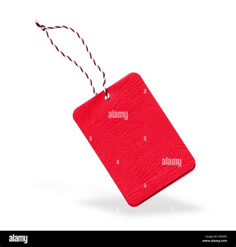 Red label isolated Stock Photo - Alamy