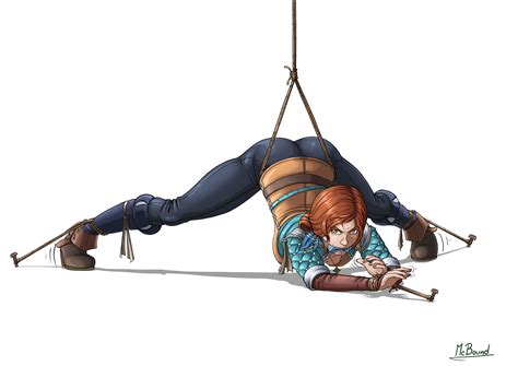 Rule 34 Bondage Cloth Gag Gag Gagged Jack O Pose Mcbound Rope Bondage The Witcher Series The