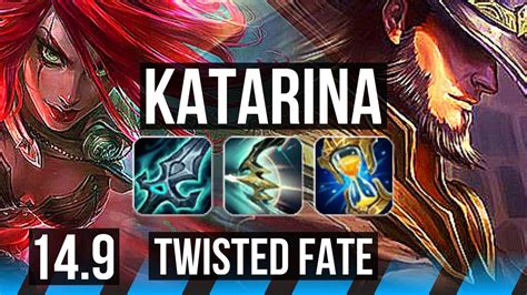 KATARINA Vs TWISTED FATE MID Rank 7 Kata Legendary 600 Games 18