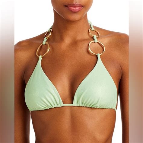 Cult Gaia Swim Cult Gaia Set Bikini Top And Bottom In Aloe Poshmark