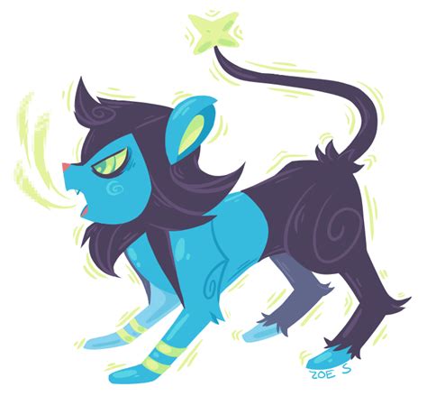 Luxio by ZoeStanleyArts on DeviantArt