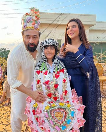 Nida And Yasir Nawaz Celebrate Son Balaj S Roza Kushai Daily Times