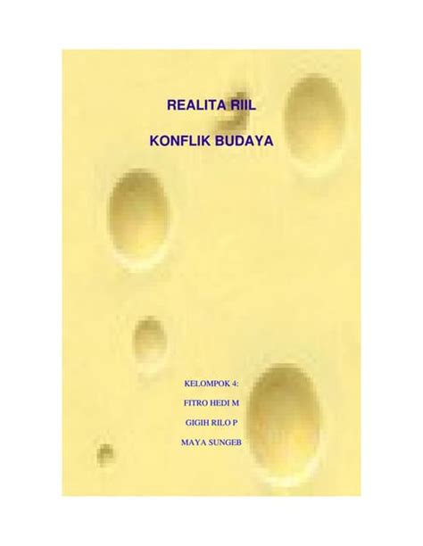 Konflik Budaya | PDF | Free Download