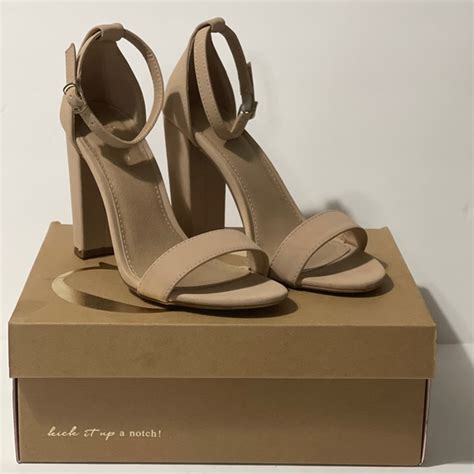 Charlotte Russe Shoes Charlotte Russe Nude Heels Poshmark