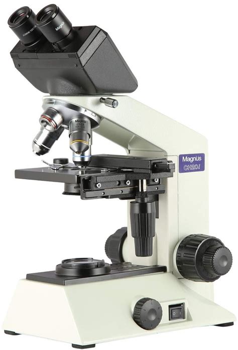 25 Mm Focus Aluminium Magnus MLX B Olympus Binocular Microscope For