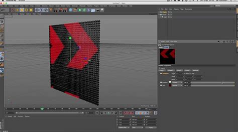 Create The Effect Of An LED Board Animation In Cinema 4D Using The