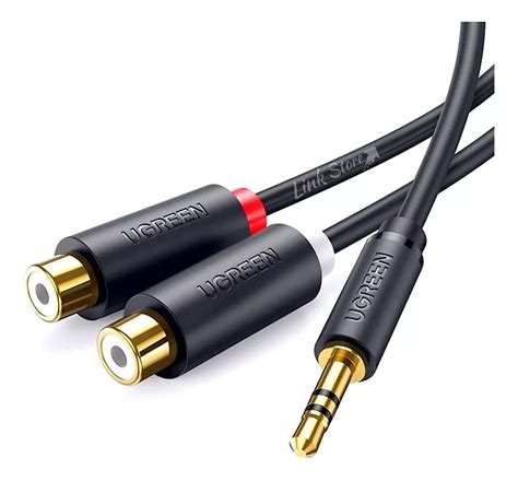 Ugreen Adaptador Cabo 2 Rca Macho Para Femea Jack P2 Mebuscar Brasil