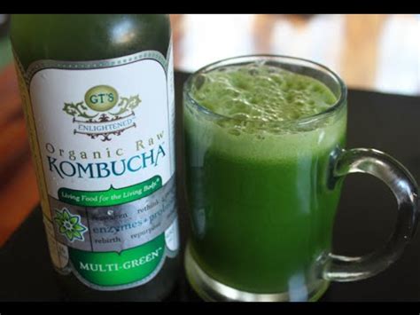 Gt S Synergy Kombucha Multi Green Drink Review Must Or Bust Youtube