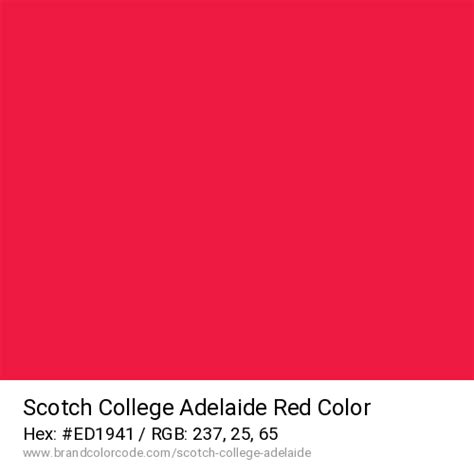 Scotch College Adelaide Brand Color Codes » BrandColorCode.com