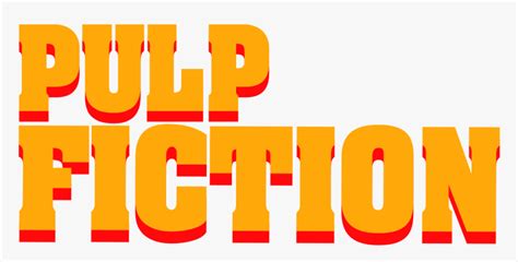 Pulp Fiction Logo, HD Png Download , Transparent Png Image - PNGitem