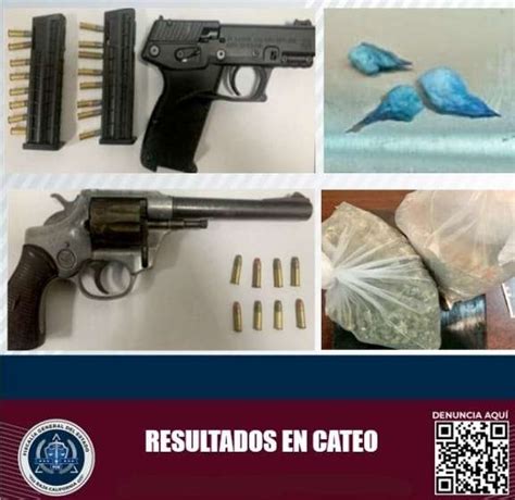 Incautan Agentes De La Fge Armas Y Droga En Cateos Contra El