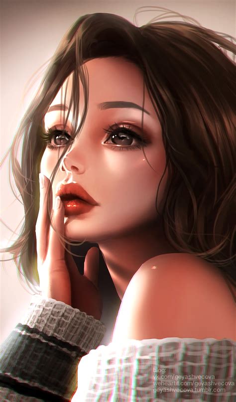 Cartoon Beautiful Woman