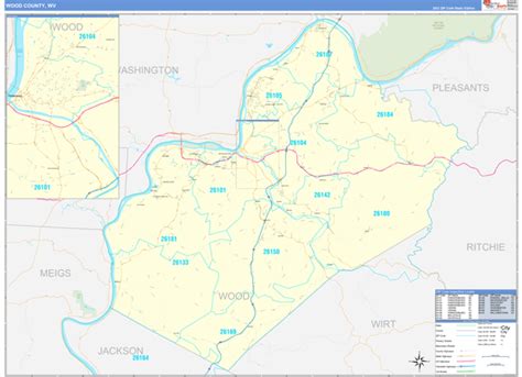 Map Books of Wood County West Virginia - marketmaps.com