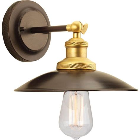 Progress Lighting Archives Collection 1 Light Antique Bronze Wall