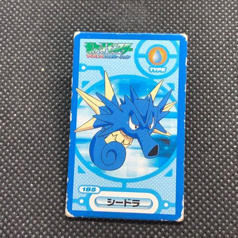 Seadra Pokemon Menko Advanced Generation Nintendo 185 Rare Japanese