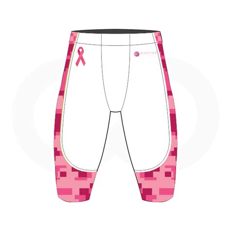 Breast Cancer Awareness Football Pants White Wooter