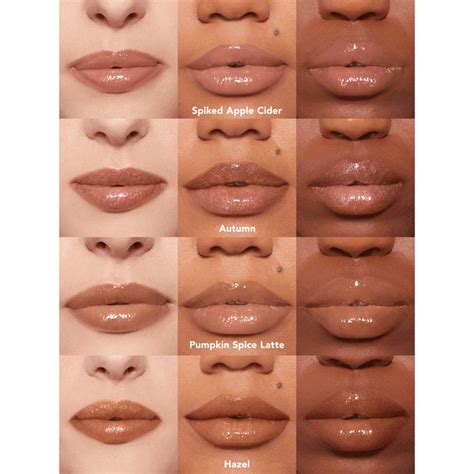 Plumping Fall Gloss Lipstick For Dark Skin Nude Lip Color Eye Makeup