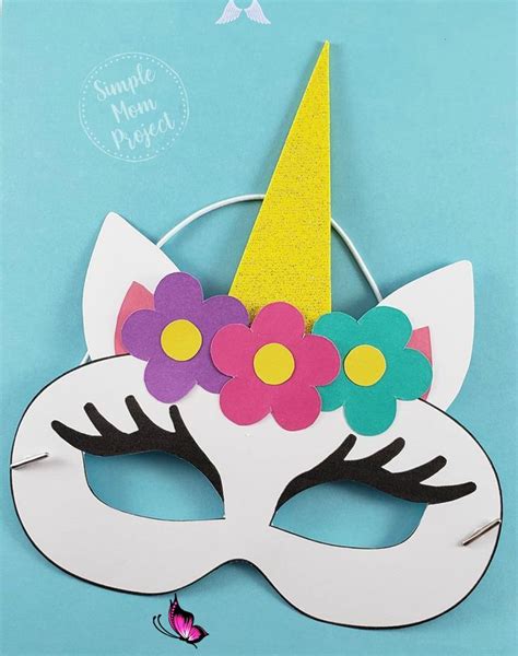 Unicorn Mask Printable | Template Collections