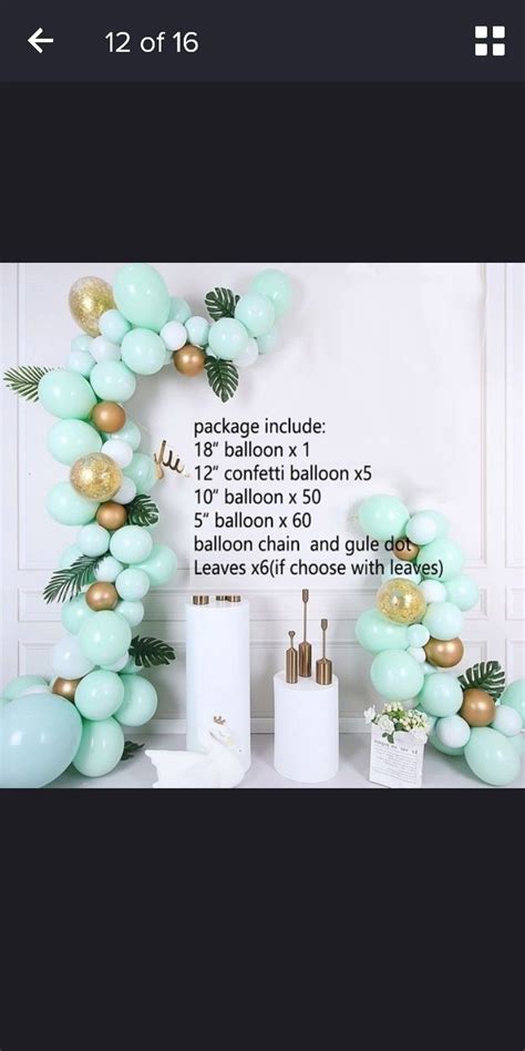 Balloon Balloon Chain Balloon Arch Balloon Garland Dot Leaf