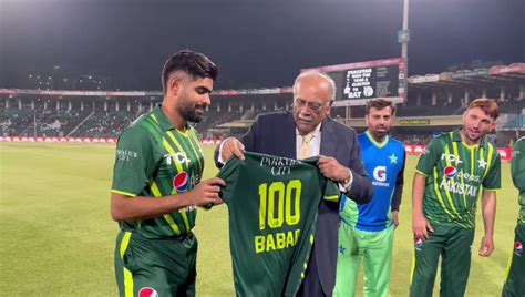 Shaharyar Ejaz On Twitter Najam Sethi Presented A Special Jersey To