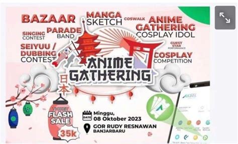 Anime Gathering Beli Tiket Bisa Di Aksel By Bank Kalsel Suar