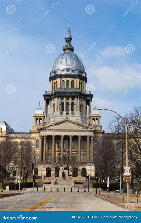 Illinois State Capitol Building Stock Photo - Image of government ...