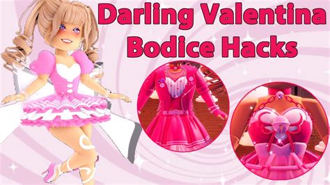 Super Cute Darling Valentina Bodice Hacks You Need To Try Royale High