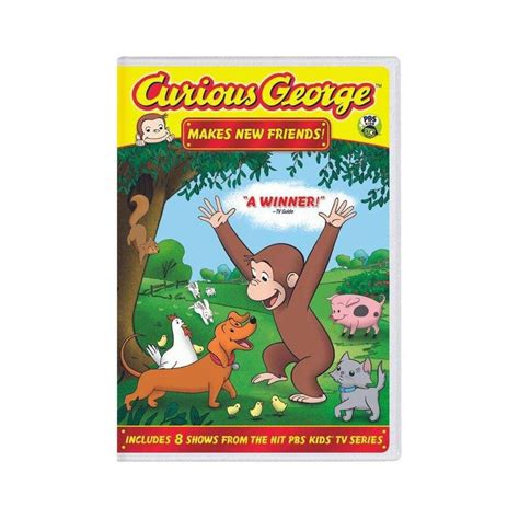 Curious george curious george makes new friends dvd – Artofit