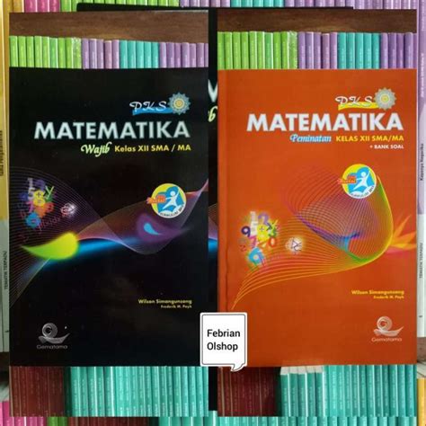 Promo Buku Pks Matematika Sma Ma Kelas 12 Wajib Dan Peminatan Revisi