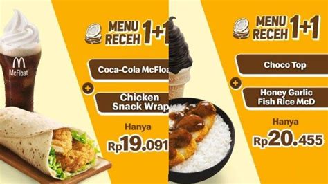 Promo McDonalds Hari Ini 16 Maret 2023 Ada Paket Hemat Menu Receh