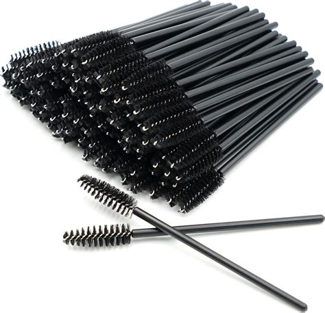 AIBAOBAO Brosses à cils 100 pièces brosse extension cils jetables kit