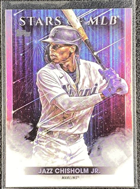 2022 Topps Series 1 JAZZ CHISHOLM Stars Of MLB SMLB 10 Miami Marlins