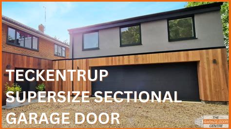 Teckentrup Supersize Sectional Doors The Garage Door Centre Youtube