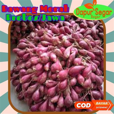 Jual Bawang Merah Brebes Jawa Super Original 1kg Shopee Indonesia