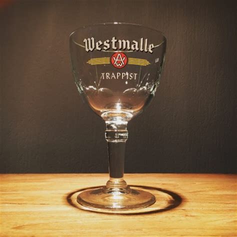 Glass beer Trappist Westmalle