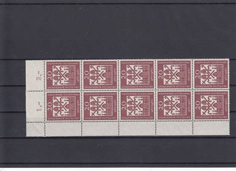 Briefmarken Bund Postfrisch Er Block Bernward Godehard Mi Nr