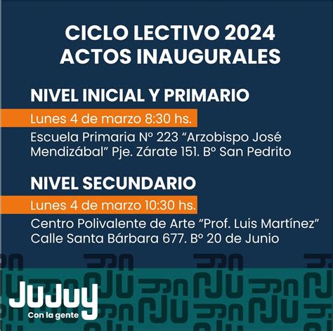 Actos De Inicio Del Ciclo Lectivo En Jujuy Notinor Jujuy