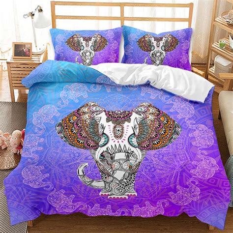 Elephant Bedding Set 3d Style Myanimec