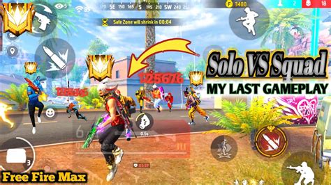 After New Update 😟 Solo Vs Squad 🪂 Hacker 99headshot Rate 🤯 Scar