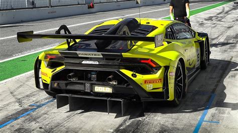 Lamborghini Hurac N Gt Evo Testing At Monza Starts Pit Limiter