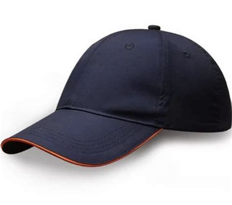 Navy Blue Plain Cotton Cap For Casual Wear Free At Rs Piece In