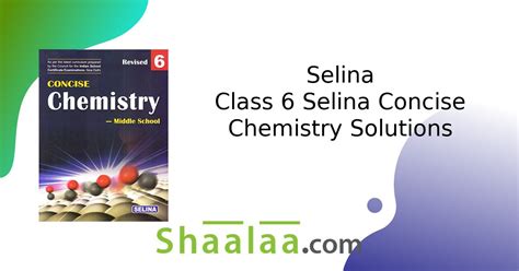 Selina Solutions For Class Selina Concise Chemistry Chapter