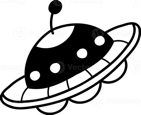 Hand Drawn cute ufo illustration 12665062 PNG