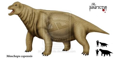 Moschops capensis by Theropsida on deviantART | Extinct animals ...