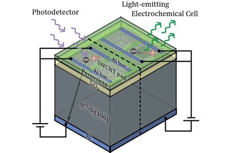 Novel Design Perovskite Electrochemical Cell For Light Emission And