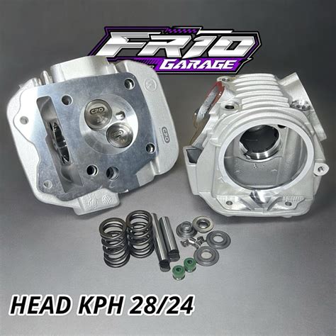 Jual Cylinder Blok Head Racing Kharisma Klep Besar 24 28 28 24 Paket