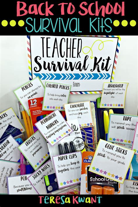 Back To School Survival Kits Teresa Kwant