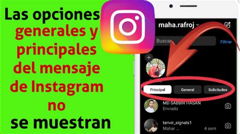 Cómo Arreglar La Opción De Mensaje De Instagram General Y Principal Que No Muestra El Problema